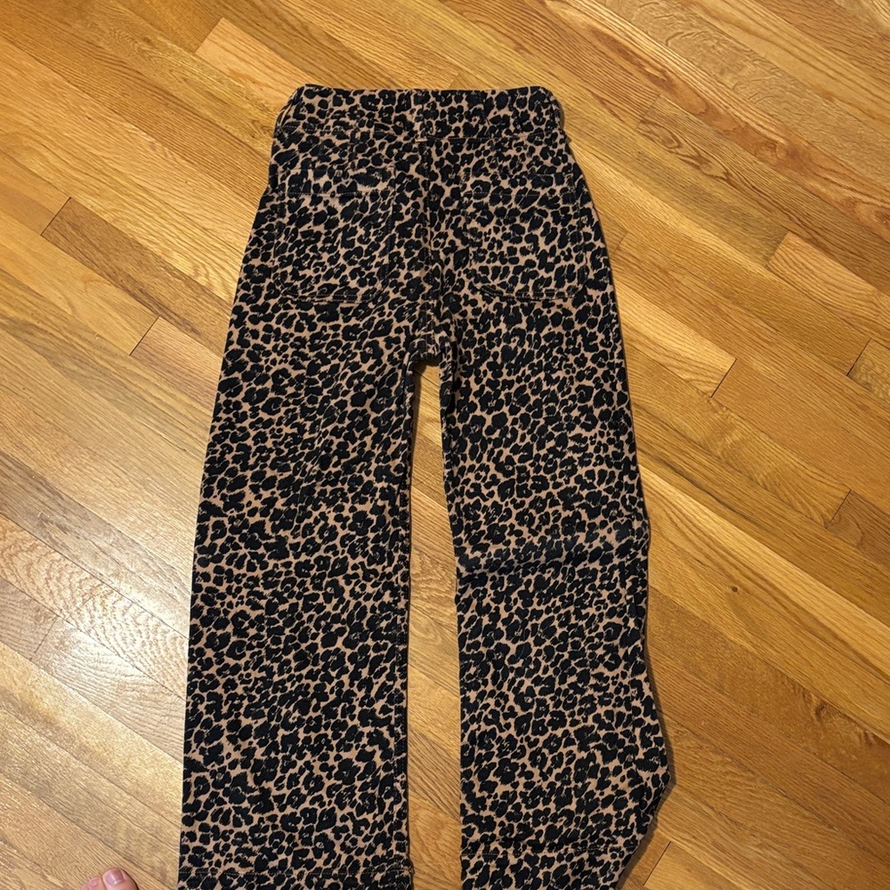 Anthropologie Leopard Print Flare Jeans - Picture 2 of 2